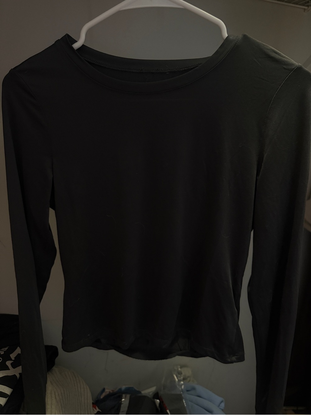 SKIMS onyx Long-Sleeve Women's Top